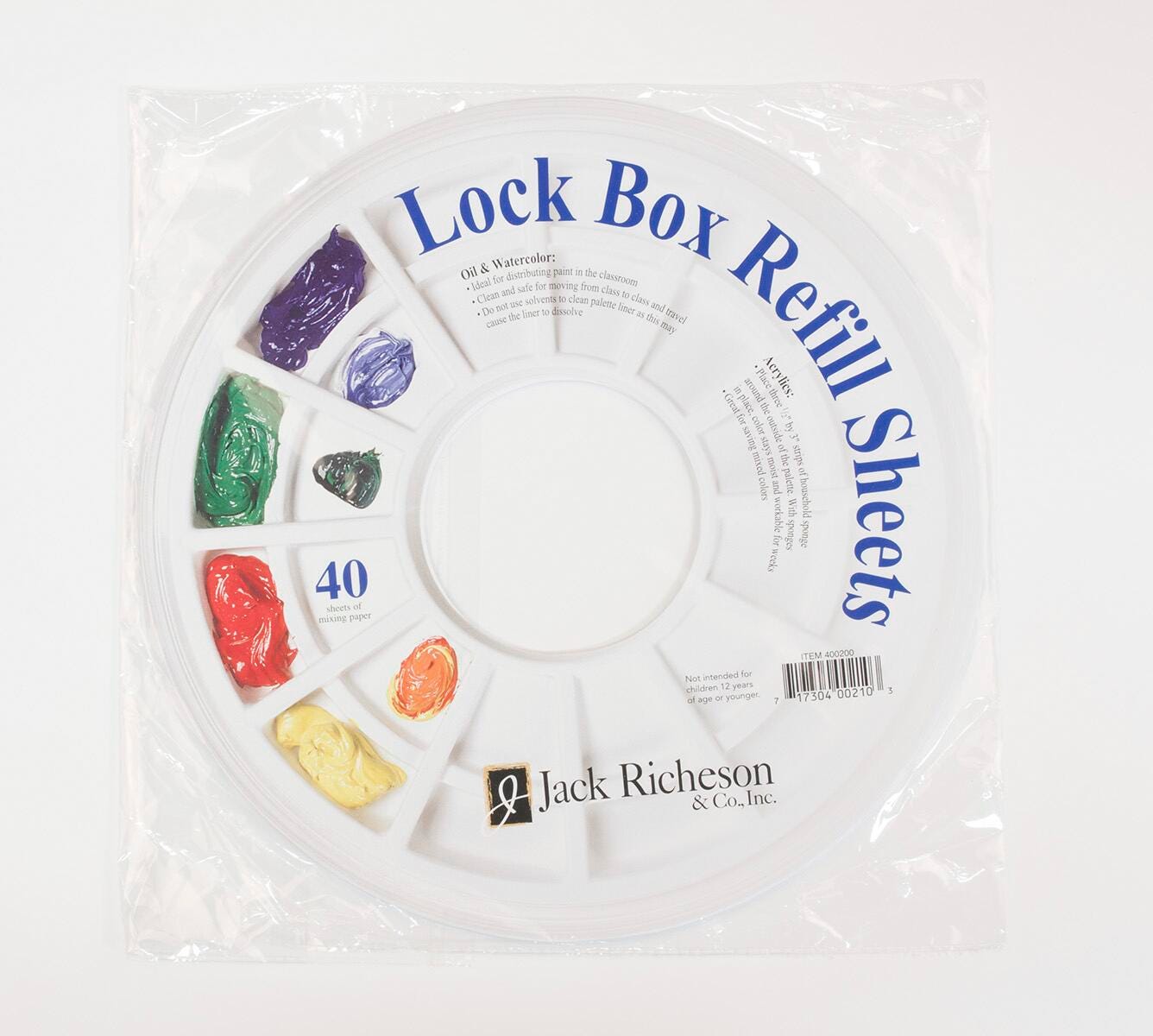 PALETTE DISPOSABLE PAPER LINER PACK OF 40