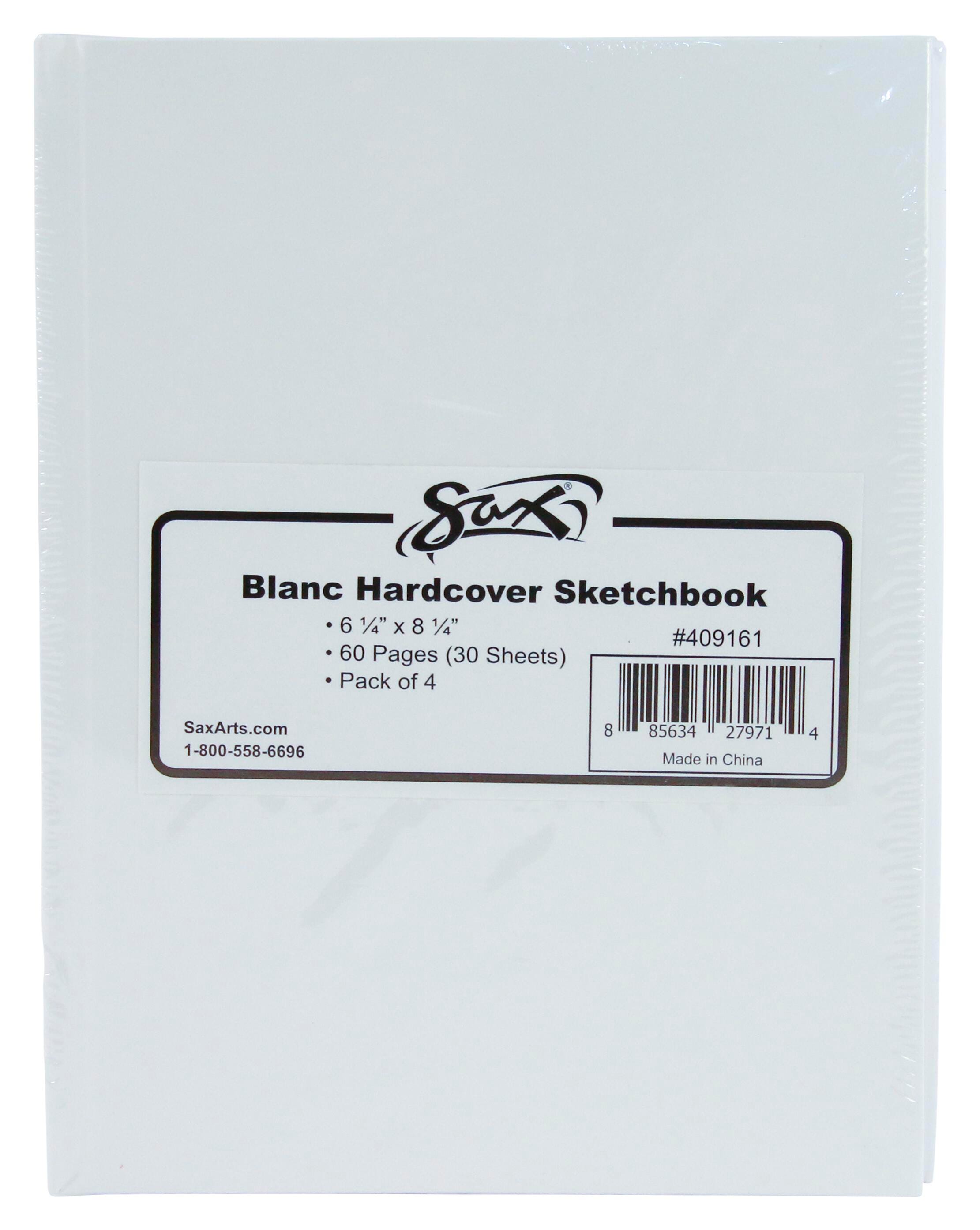 SKETCHBOOK SAX BLANC 60 PGS 6-1/4X8-1/4 PACK OF 4