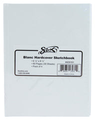 SKETCHBOOK SAX BLANC 60 PGS 6-1/4X8-1/4 PACK OF 4