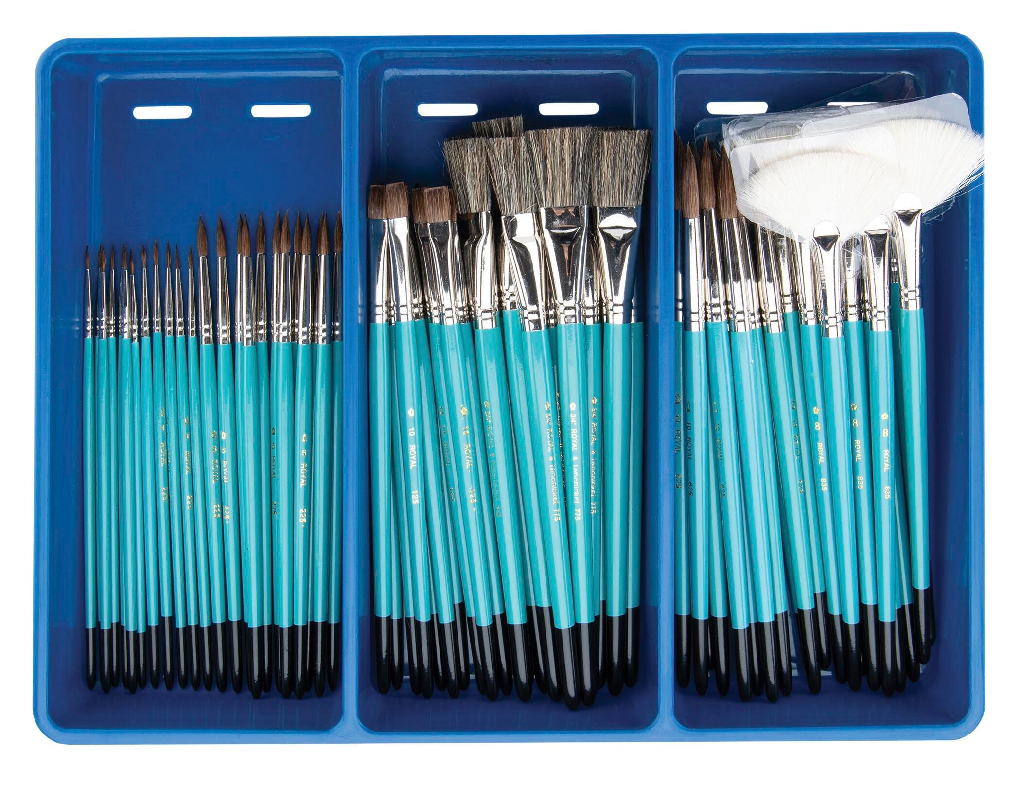 BRUSH CERAMIC COMBINATION CLASSROOM PACK SET OF 72