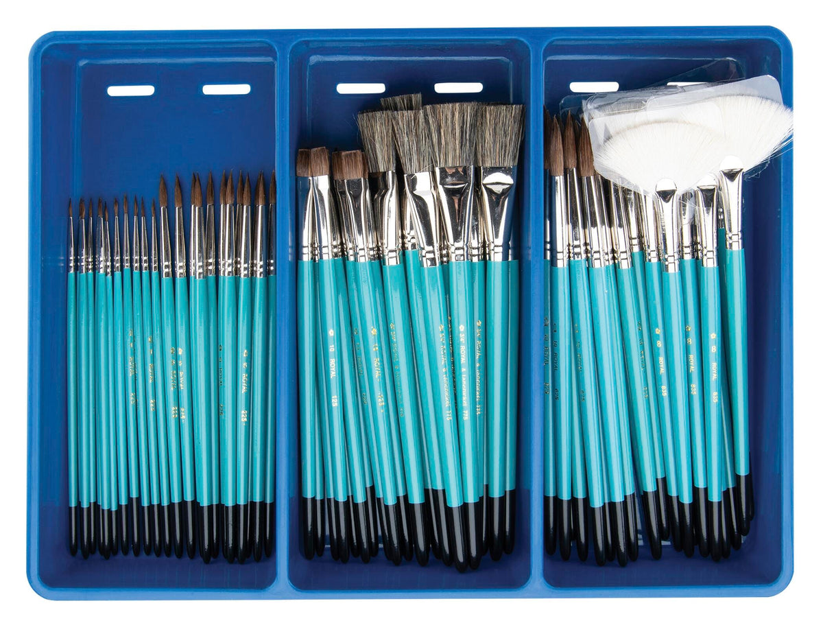 BRUSH CERAMIC COMBINATION CLASSROOM PACK SET OF 72