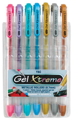 PENS GEL XTREME METALLIC SET OF 7