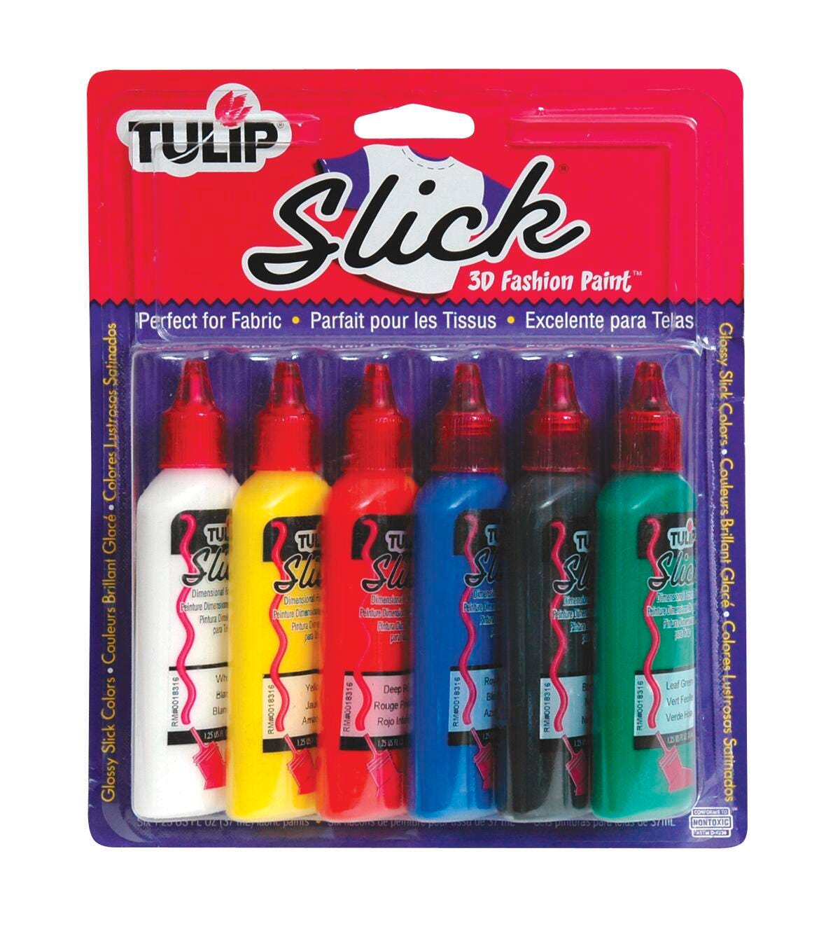 PAINT 3D FABRIC SLICK SET OF 6