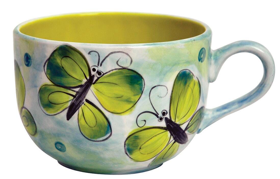 BISQUE CAPPUCCINO MUGS PACK OF 12