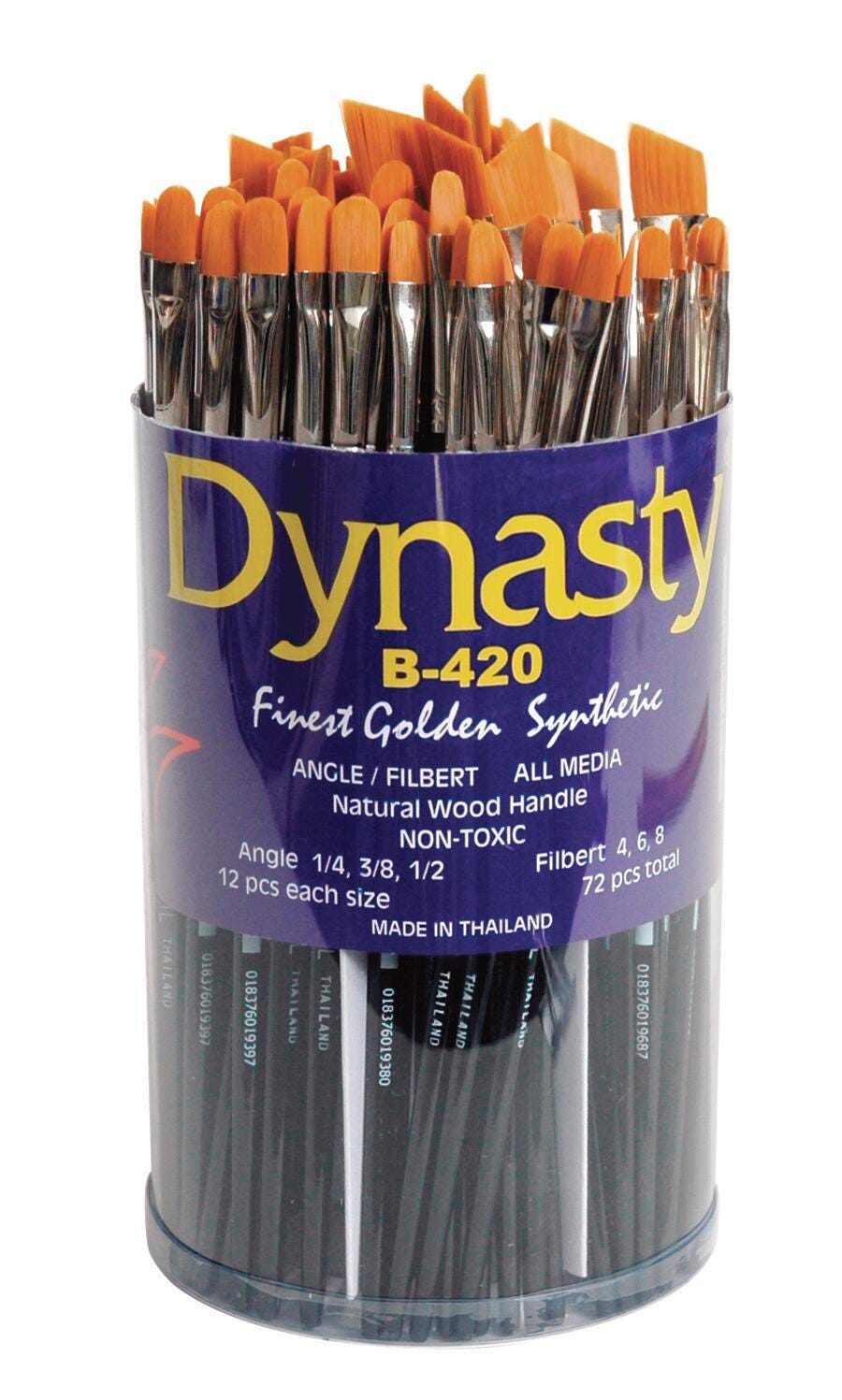 BRUSH DYNASTY B-420 CLASSROOM CANISTER CANISTER SET OF 72