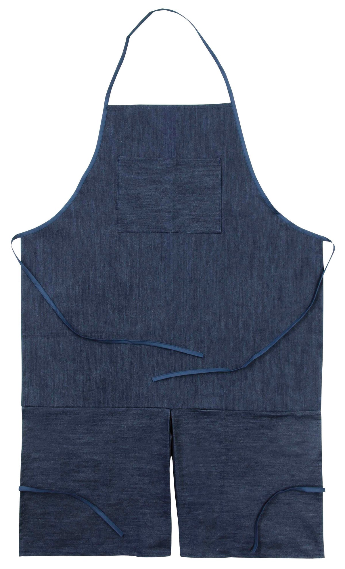 APRON CREATIVTY STREET DENIM WHEEL THROWERS ADULT 41X27.5 IN DARK BLUE DENIM