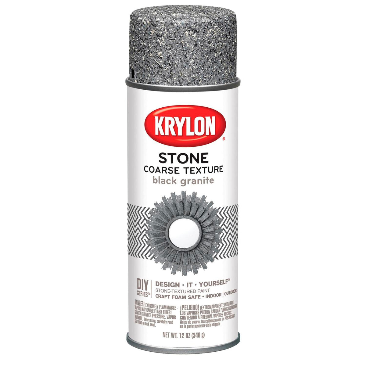 PAINT SPRAY MAKE IT STONE 12 OZ BLACK GRANITE