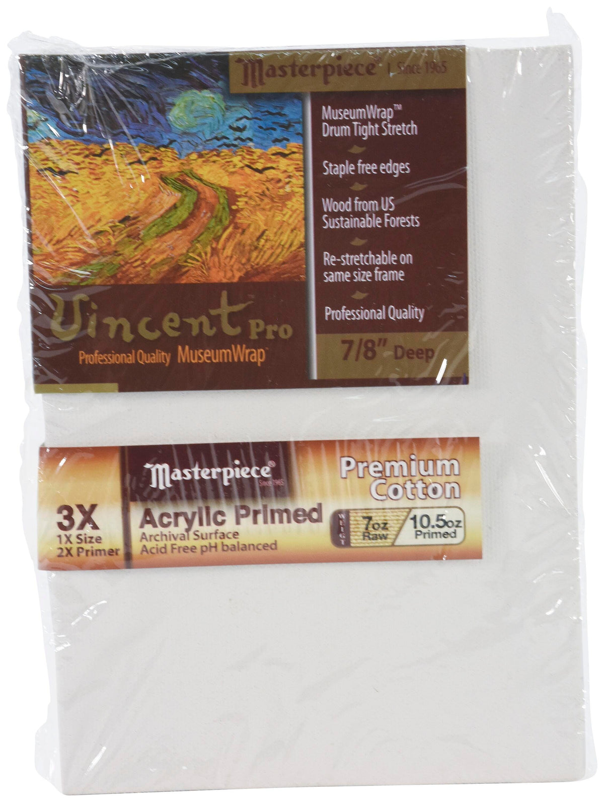 CANVAS VINCENT MASTERWRAP 5X7