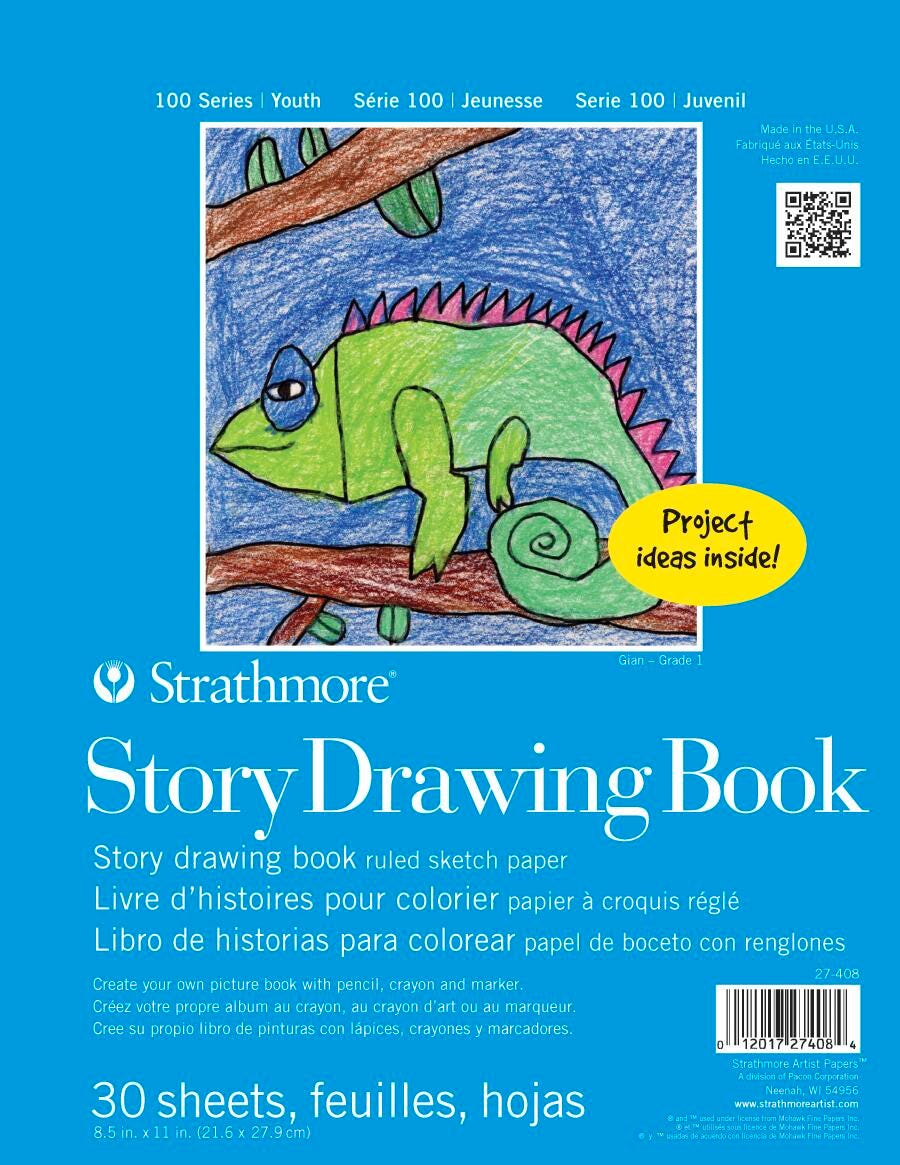 PAD DRAWING STORY STRATHMORE 8.5X11 IN 30 SHTS