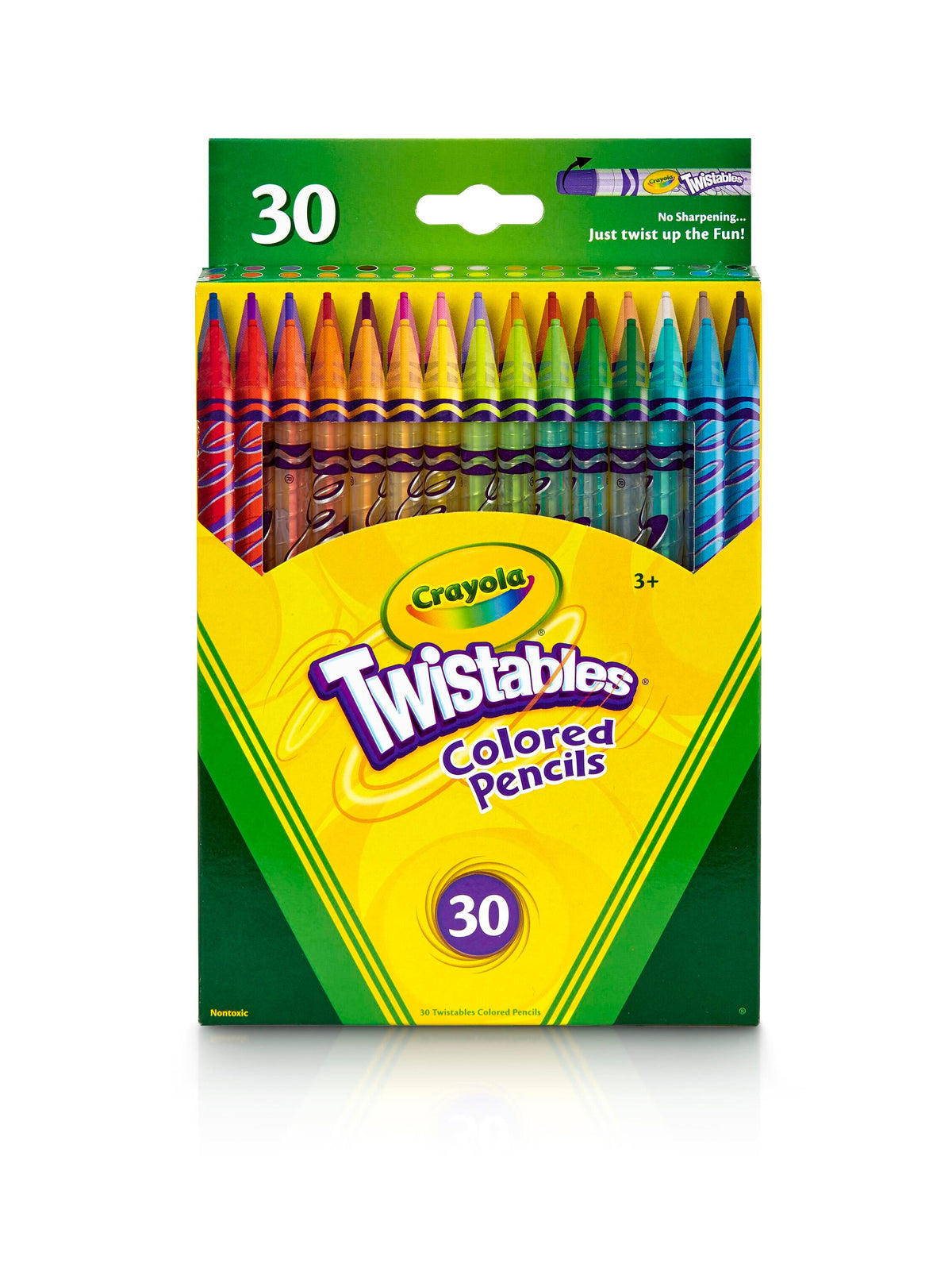 PENCILS COLORED CRAYOLA TWISTABLES ASST COLORS SET OF 30