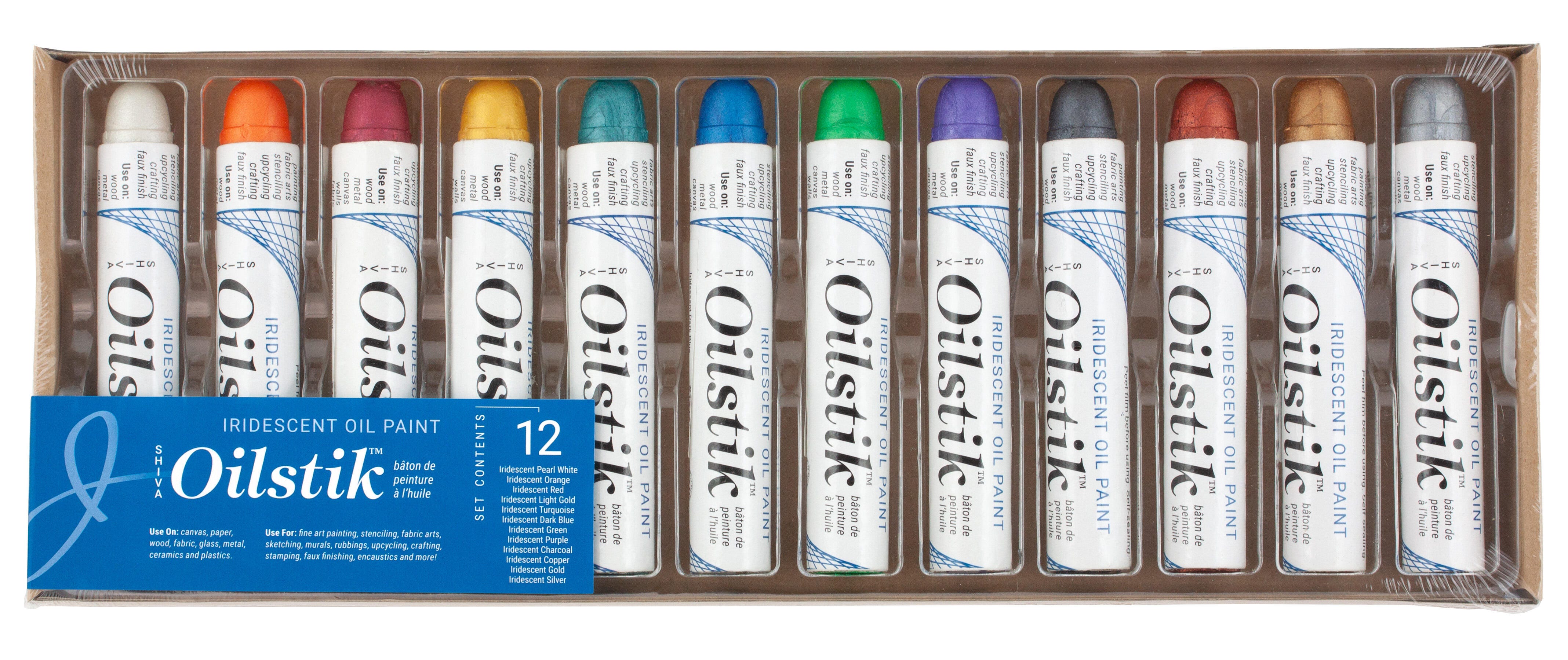 PAINT OIL STICK SHIVA IRIDES SET OF 12