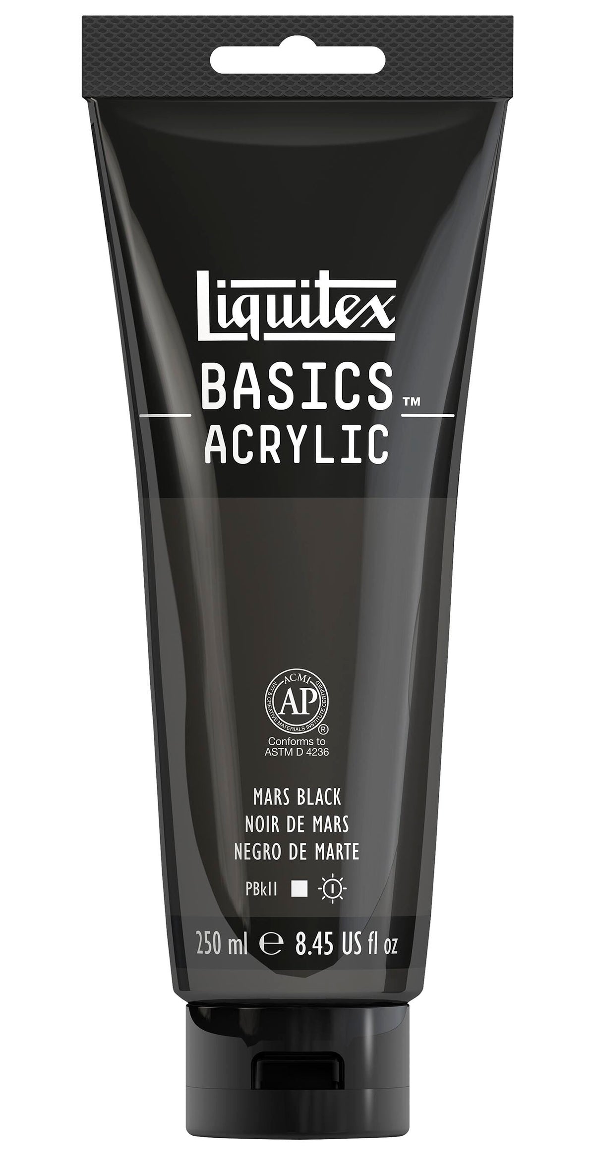 PAINT ACRYLIC LIQUITEX BASICS MARS BLACK 8.45 OZ
