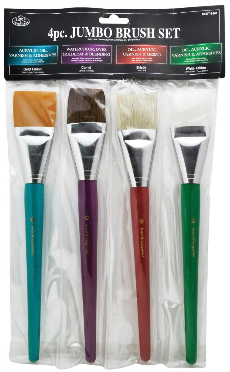 BRUSH JUMBO BRUSH SET OF 4