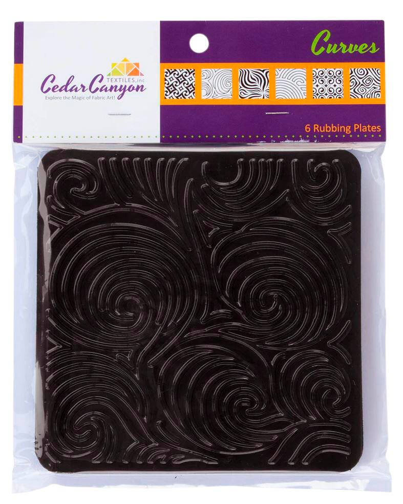 RUBBING PLATES CURVES SET OF 6