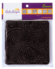 RUBBING PLATES CURVES SET OF 6