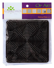RUBBING PLATES OP ART SET OF 6