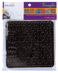 RUBBING PLATES SET OF 6 TRIANGLE