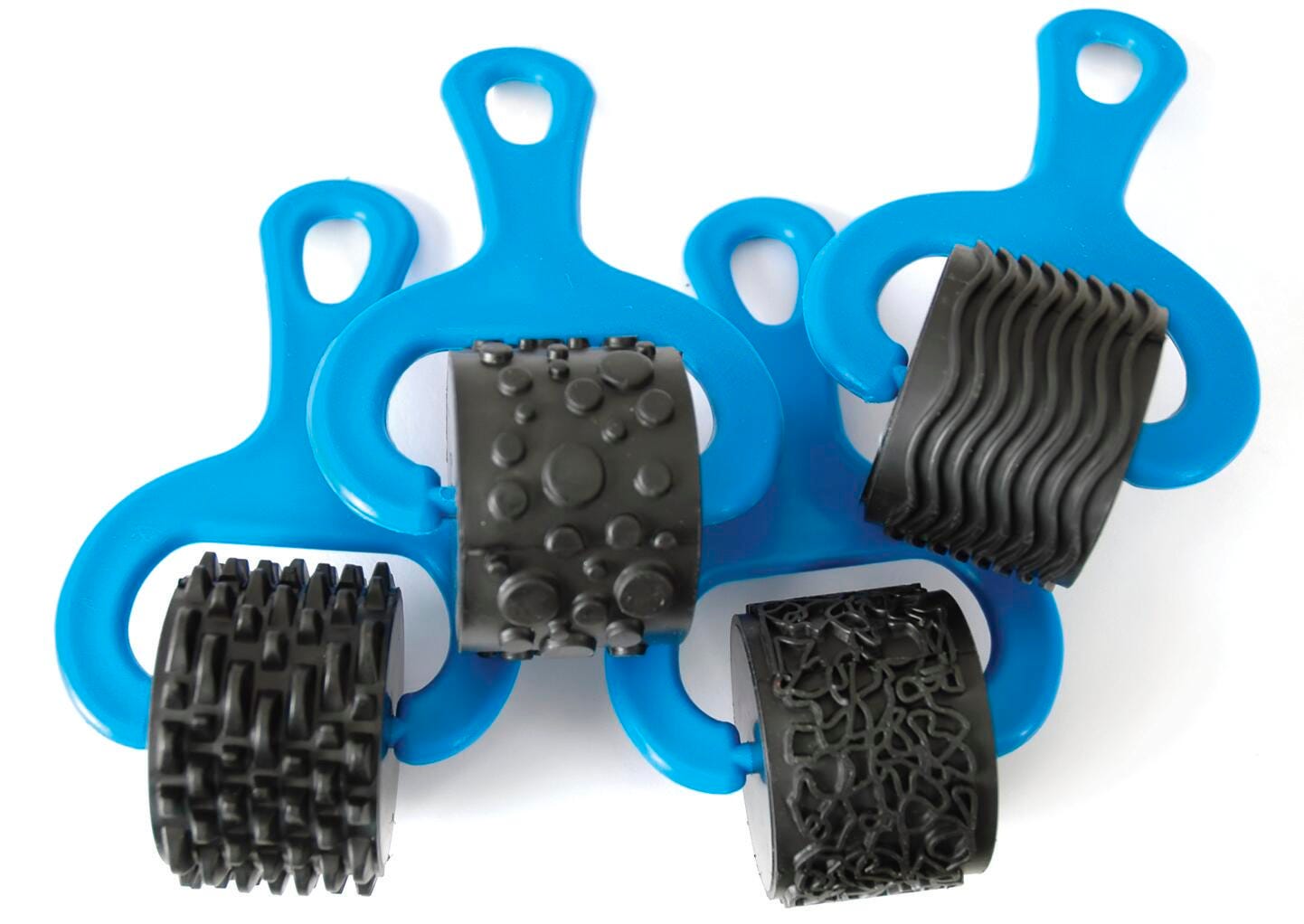 EFFECTS TOOLS READY2LEARN EXPLORERS PAINT AND CLAY ROLLERS SET OF 4