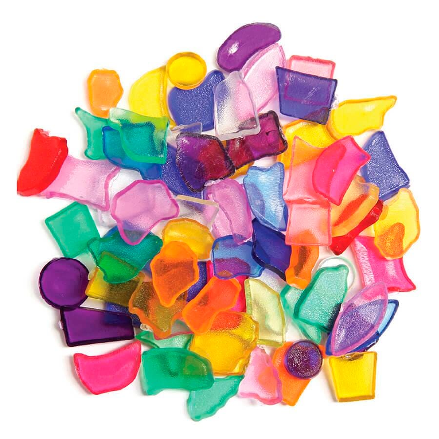 PLASTIC MOSAIC SHAPES 1 LB