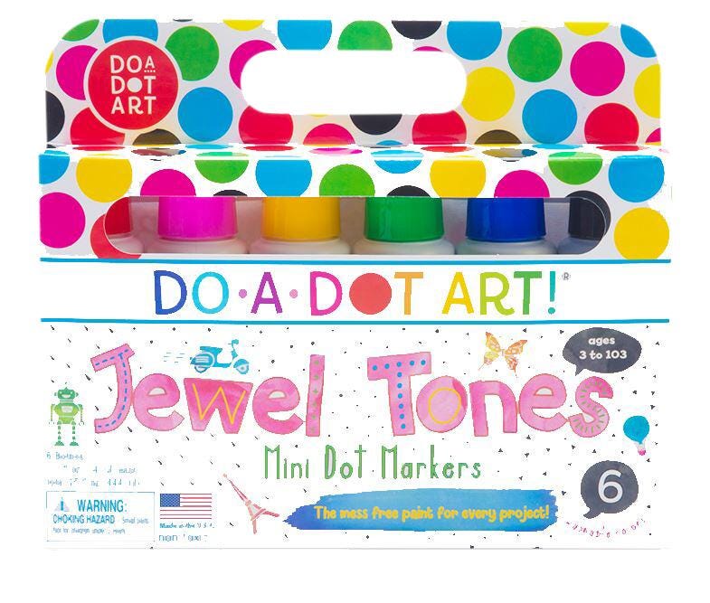 PAINT WASH MARKER DO A DOT MINI ASST JEWEL TONES SET OF 6