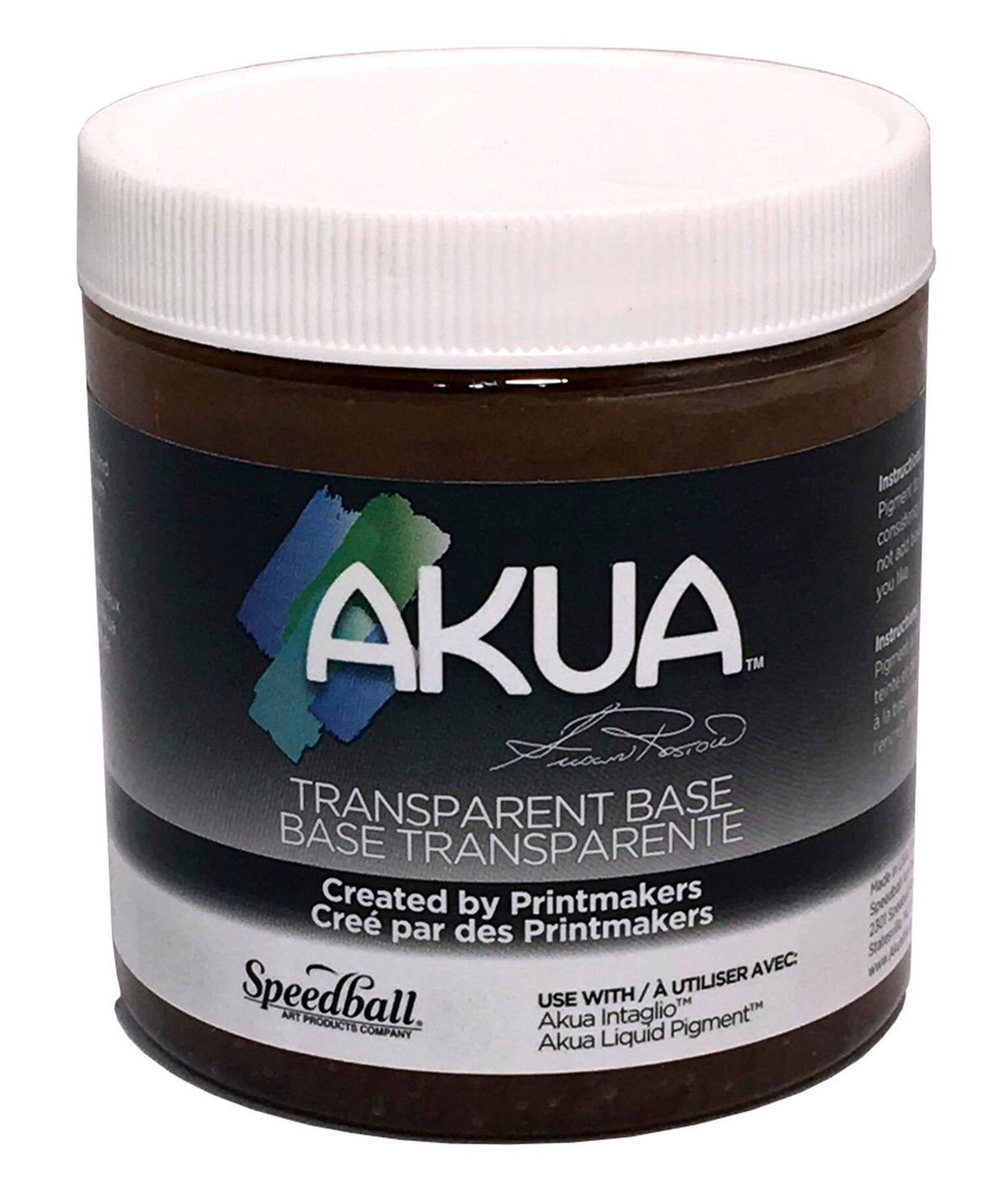 INK AKUA INTAGLIO 8 OZ TRANSPARENT BASE