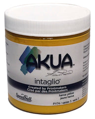 INK AKUA INTAGLIO 8 OZ HANSA YELLOW