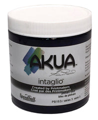 INK AKUA INTAGLIO 8 OZ PHTHALO BLUE