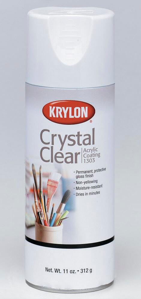 KRYLON CRYSTAL CLEAR 11 OUNCE