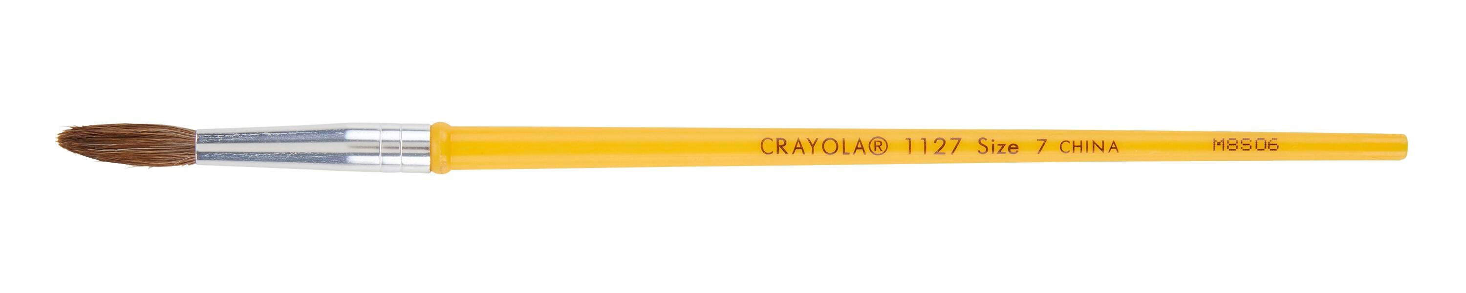 BRUSH CRAYOLA 1127 CAMEL HAIR WATERCOLOR SZ 7
