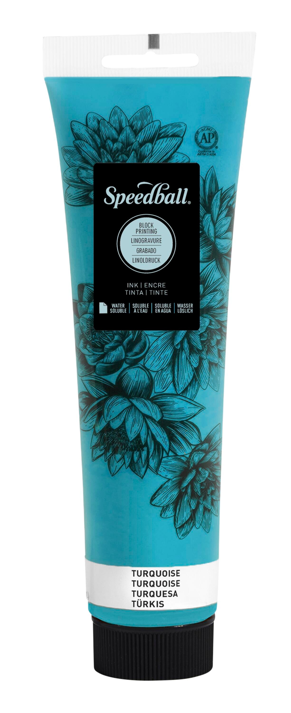 INK WATER SOLUBLE BLOCK PRINTING 5 OZ TURQUOISE