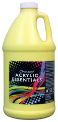 PAINT ACRYLIC CHROMACRYL ESSENTIALS COOL YELLOW HALF GALLON
