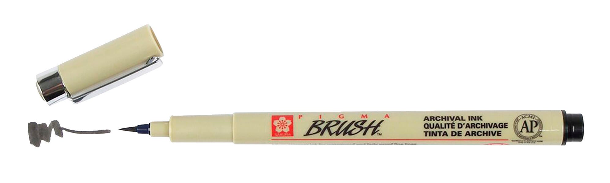 MARKER PIGMA BRUSH BLACK