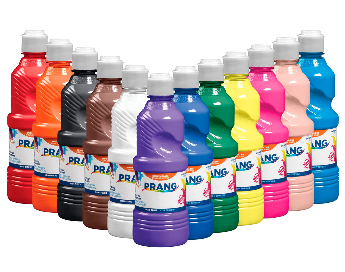 PAINT TEMPERA PRANG ASSORTED PINT SET OF 12