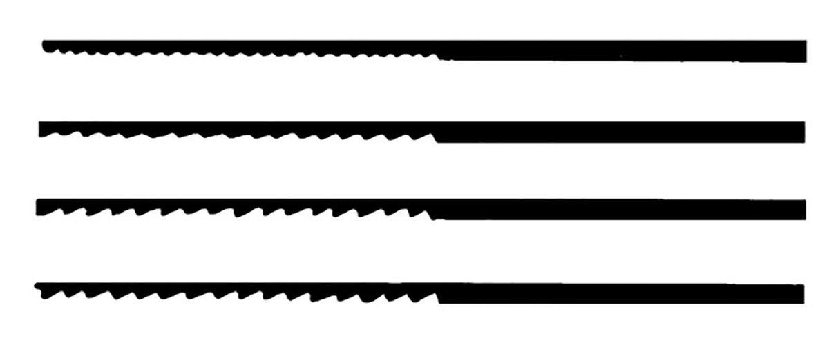 SAW BLADES HARD TEMPER SIZE 1 PACK OF 12