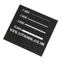 Black Value Acrylic Sheet (Cast) 3mm x 400mm x 300mm