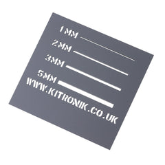 Grey Value Acrylic Sheet (Cast) 3mm x 600mm x 400mm