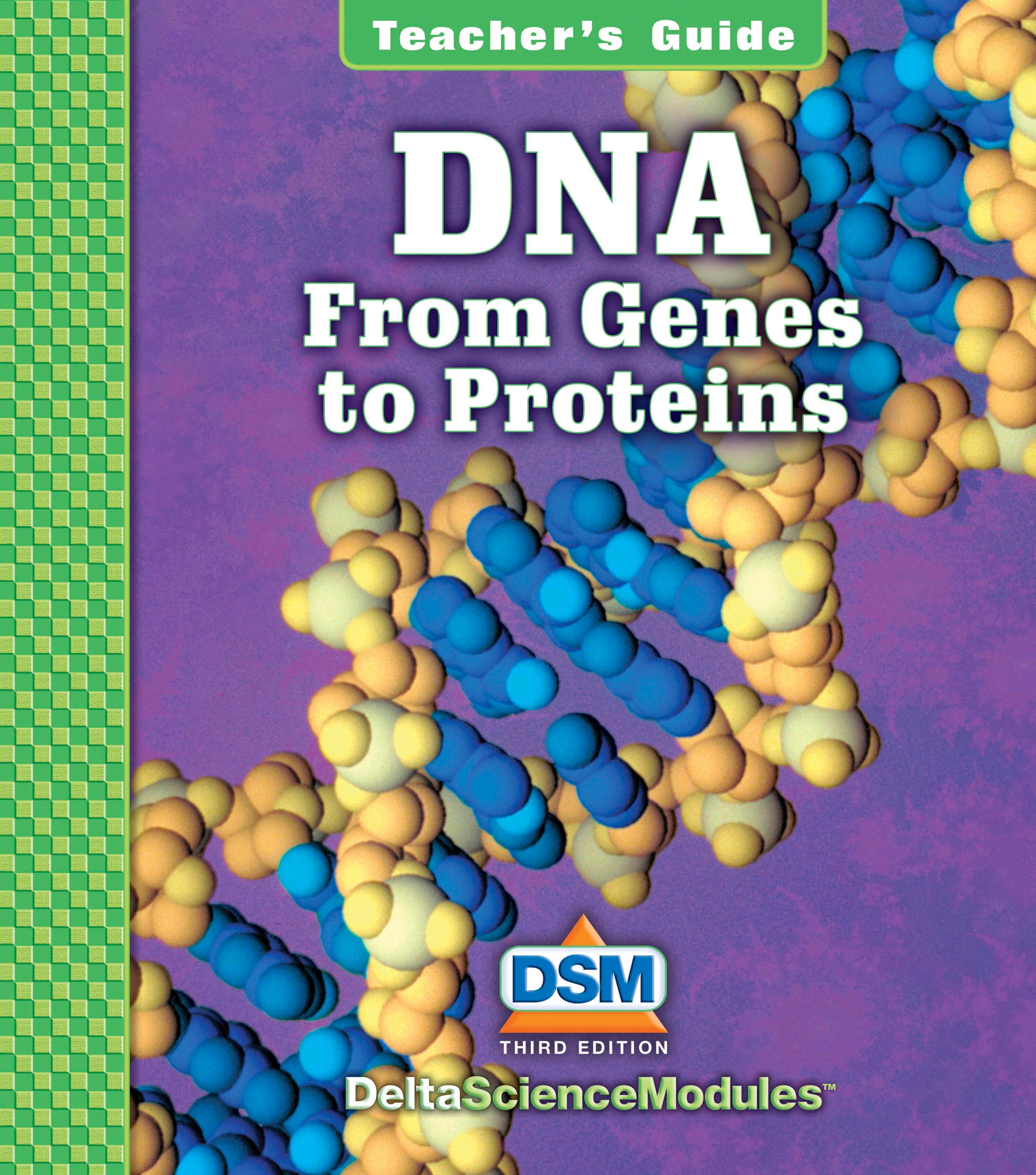TG DSM-3 DNA FROM GENES TO PROTEINS