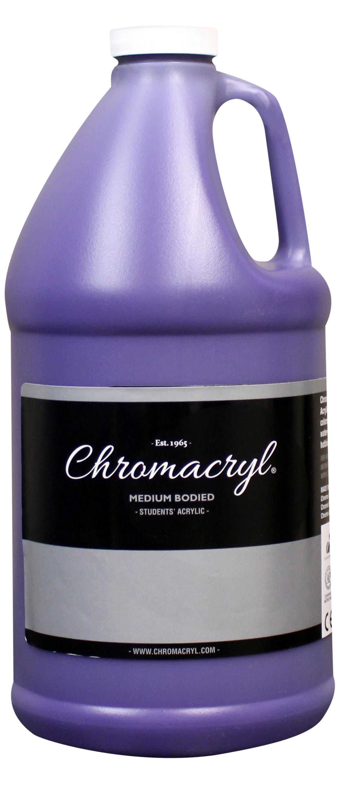 PAINT ACRYLIC STUDENTS CHROMACRYL VIOLET HALF GALLON