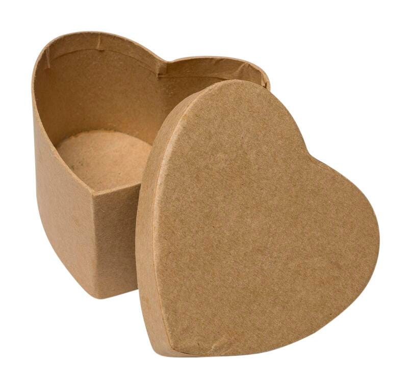 BOX PAPIER-MACHE CREATIVITY STREET MINI HEART