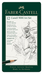 PENCILS DRAWING FABER CASTELL 9000 ASST HARDNESS SET OF 12