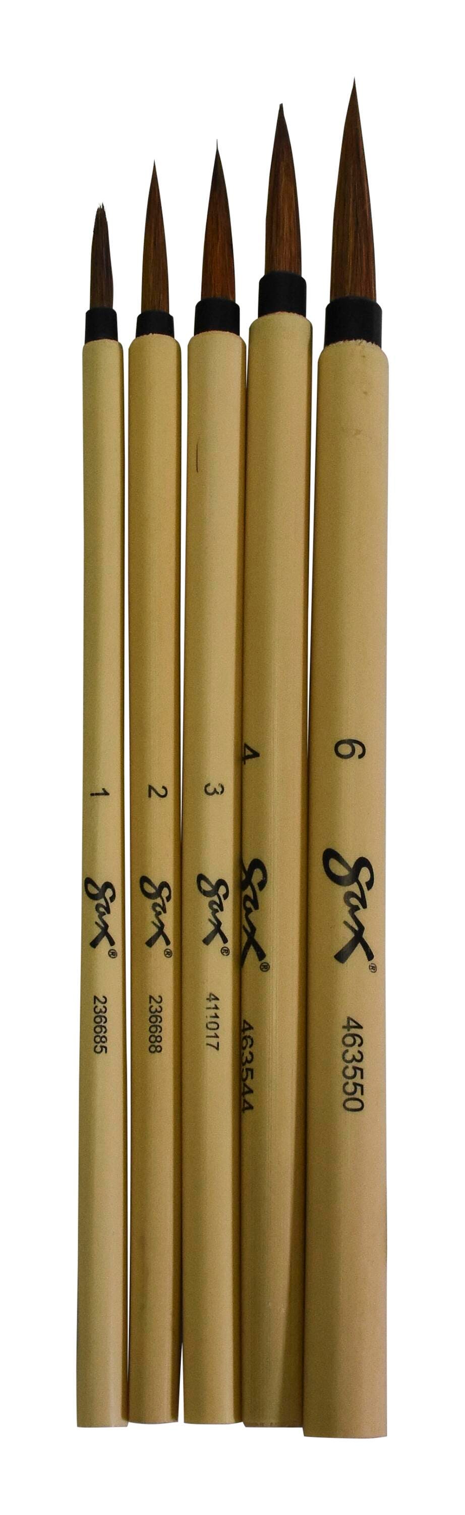 BRUSH BAMBOO WATERCOLOR - SAX SET OF 5