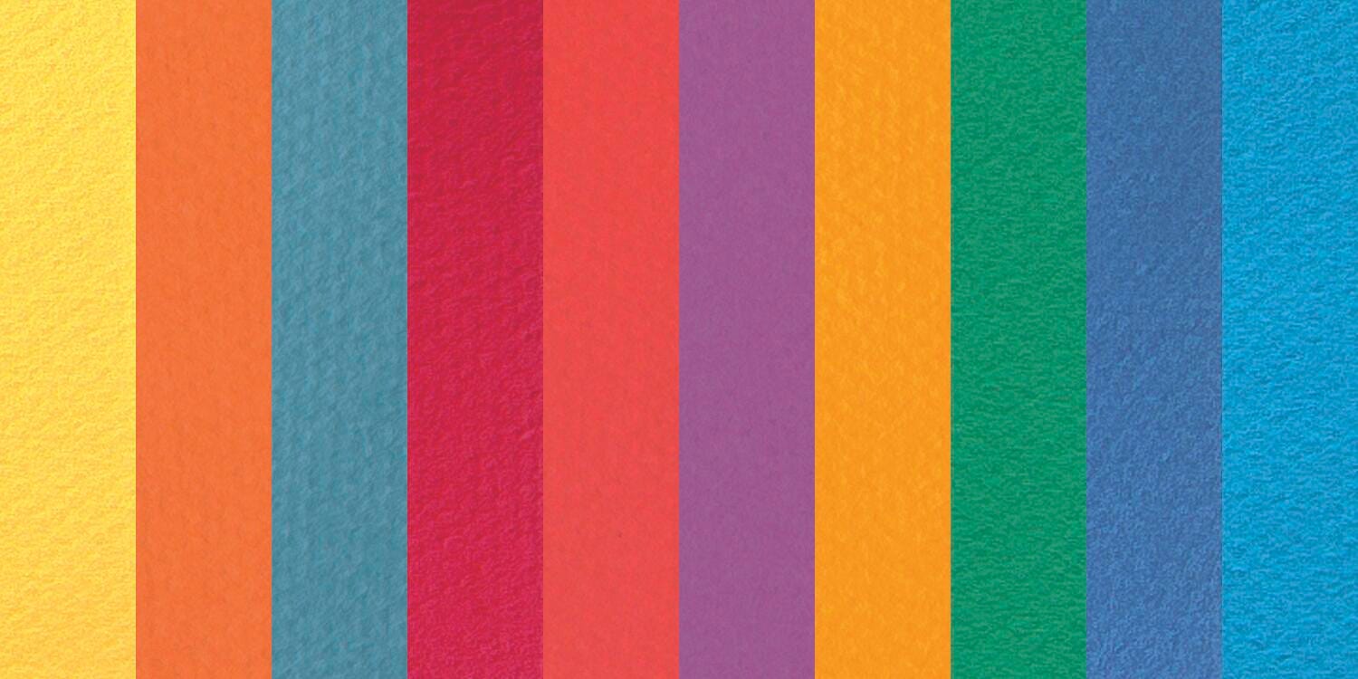 PAPER DRAWING MI-TEINTES 98LB 19X25 BRIGHT PK 10