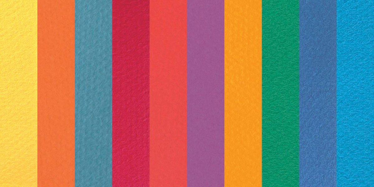 PAPER DRAWING MI-TEINTES 98LB 19X25 BRIGHT PK 10