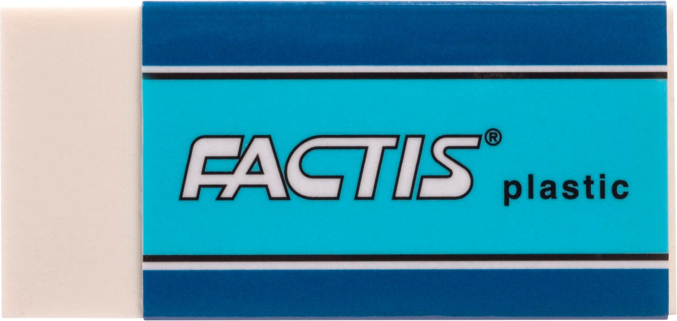 ERASER FACTIS PLASTIC SMALL PACK OF 24