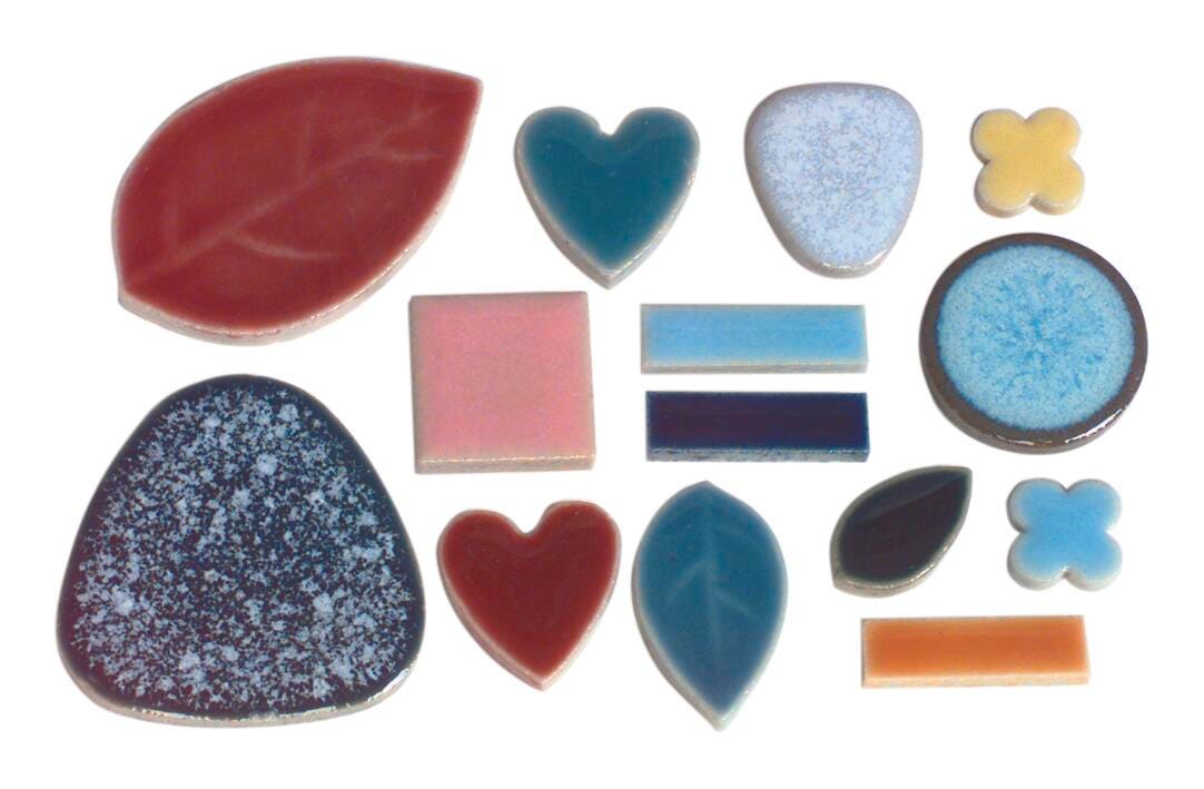 TILES MOSAIC CERAMIC BULK ASSORTED SIZES 5 LBS
