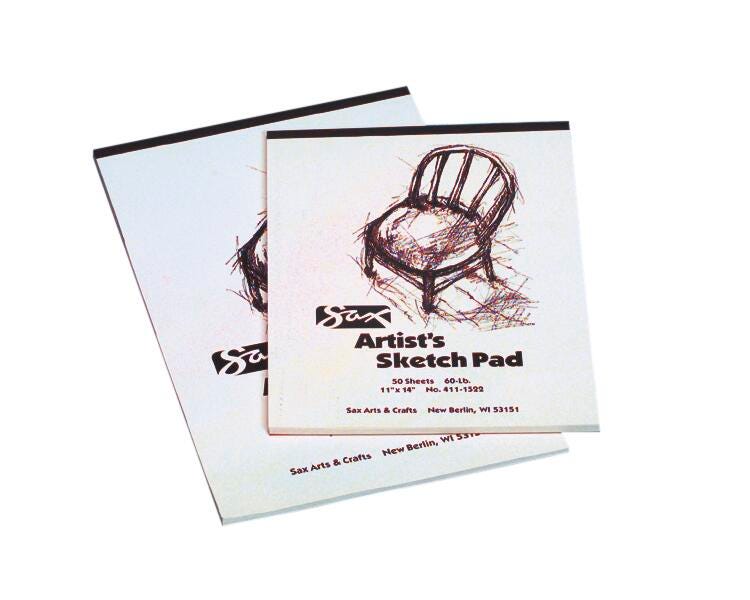 PAD SKETCH ARTIST SAX 9X12 IN 60 LB 50 SHTS