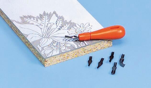 CUTTER LINOLEUM SET OF 7