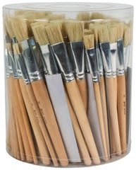 BRUSH WHI BRISTLE SH FLAT - SAX SET OF 144