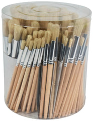 BRUSH WHI BRISTLE SH RND - SAX SET OF 144
