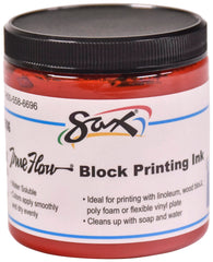 INK BLOCK PRINTING SAX 8 OZ PRIMARY RED